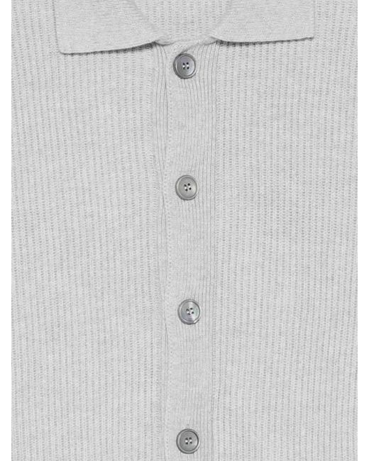 Paolo Fiorillo Gray Shirt Cardigan for men