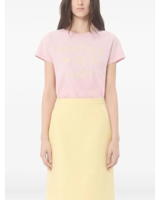 Valentino Pink Pattern T-Shirt