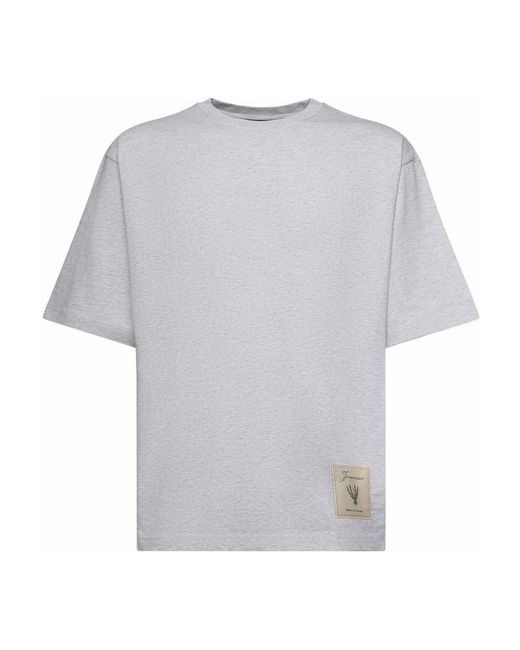 Jacquemus Gray Torneo Cotton Jersey T-Shirt for men