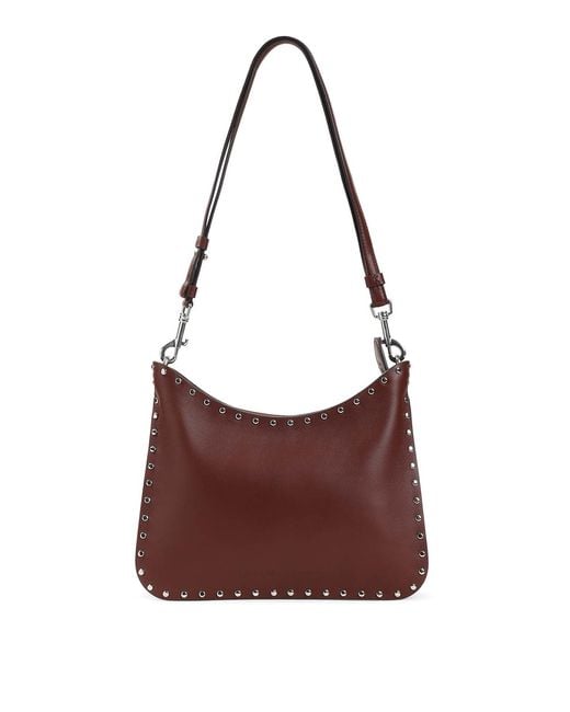 Phoebe Philo Brown Stud Gig Small Bag