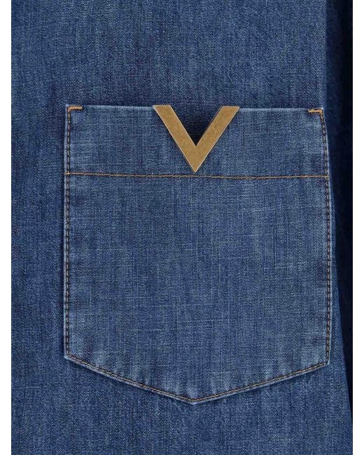 Valentino Blue Shirt