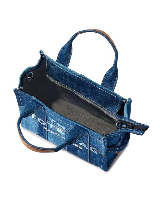 Marc Jacobs Blue The Denim Mini Tote Bag