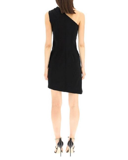 Givenchy Black One-shoulder Dress