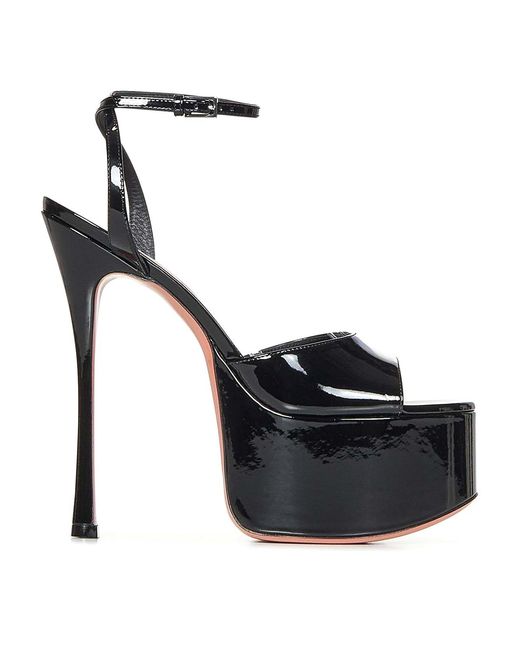 AMINA MUADDI Black Aya 155 Sandals