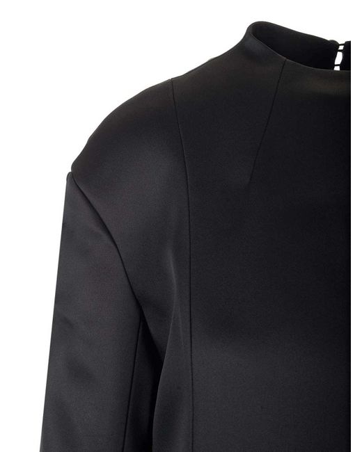 Khaite Black Clite Long Dress