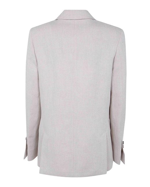 Paul Smith Gray Double Breasted Jacket