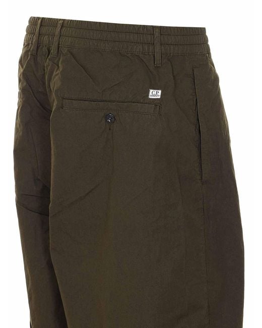 C P Company Green Micro-Reps Pants for men