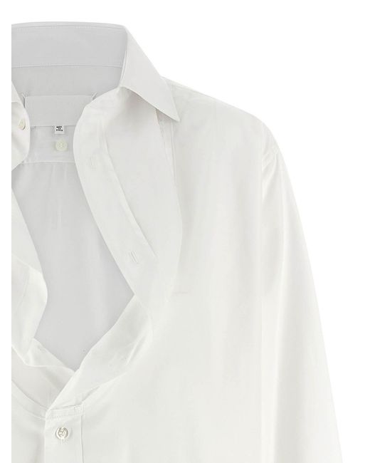 Maison Margiela White Poplin Shirt