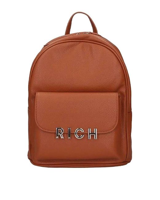 John Richmond Orange Backpacks