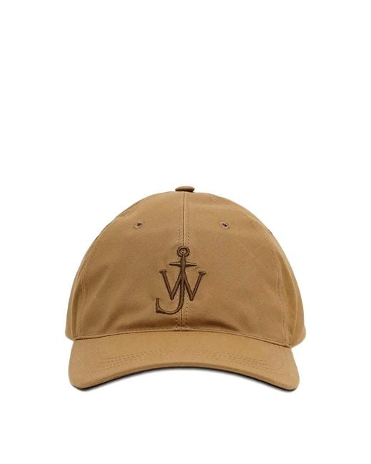 J.W. Anderson Natural Baseball Cap With Logo for men