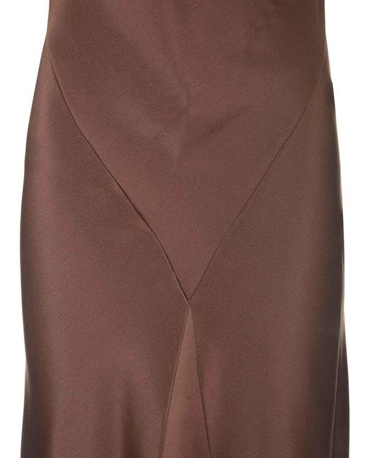 Loewe Brown Long Scarf Dress