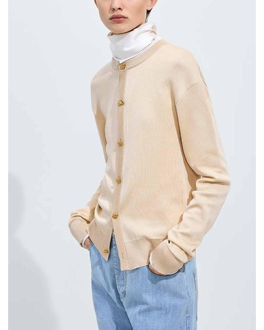 Bottega Veneta Natural Cardigan