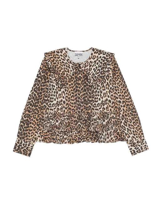 Ganni Natural Organic Cotton Shirt