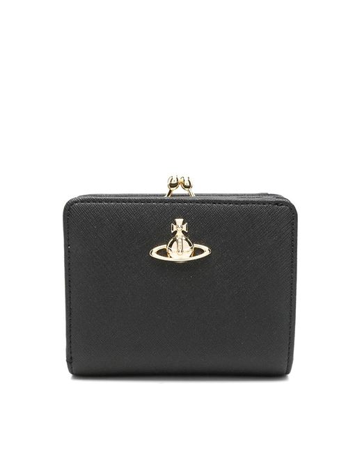 Vivienne Westwood Black Wallet Fr Pkt