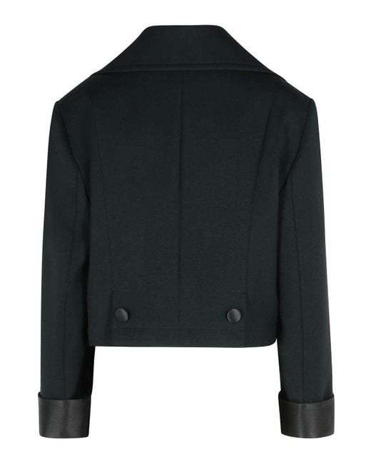 Dolce & Gabbana Black Virgin Wool Blend Jacket