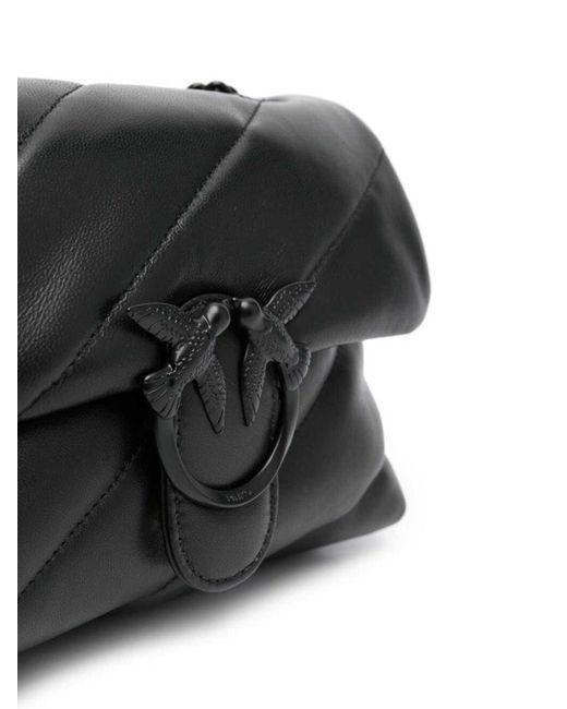 Pinko Black Love Puff Mini Bag