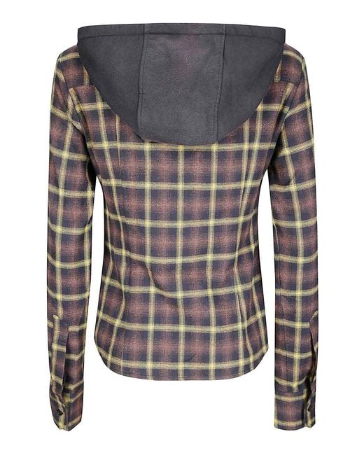 Coperni Black Hooded Shirt