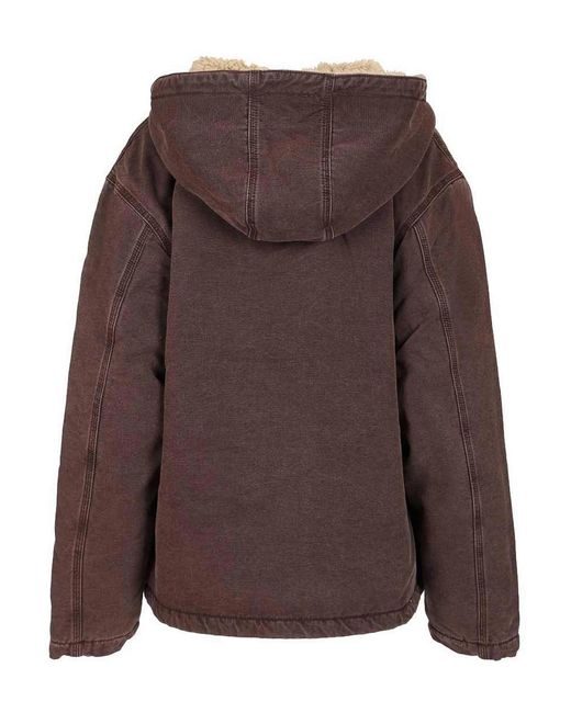 Carhartt Brown Hooded Mitch Jacket
