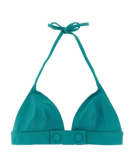 Eres Green 'Bord' Bikini Top