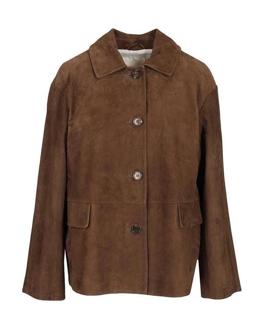 Max Mara Brown Suede Jacket