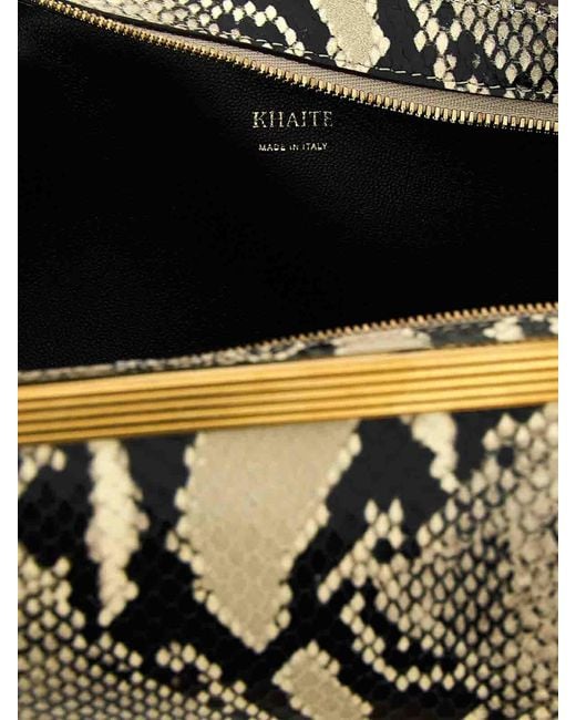 Khaite Metallic Donna Evening Clutch