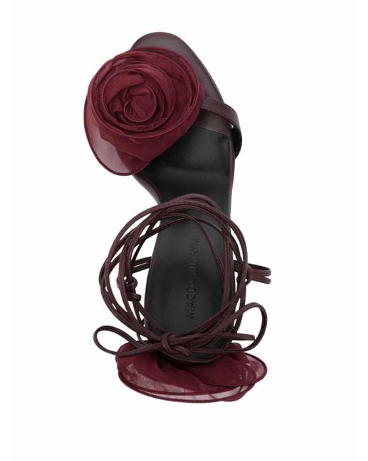 Magda Butrym Pink Flowers Sandals Shoes