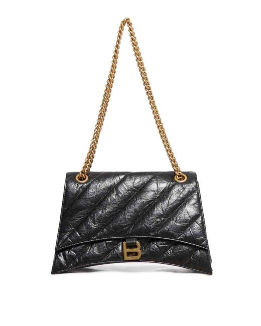 Balenciaga Black Quilted Chain Shoulder Bag