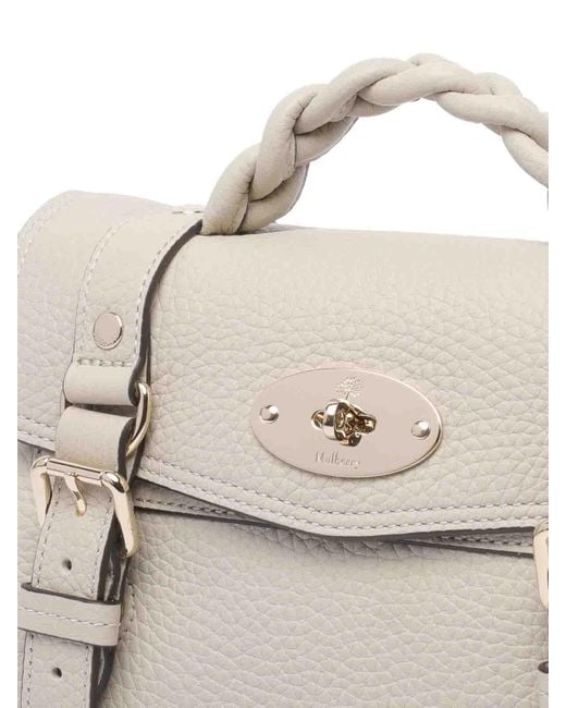 Mulberry White Mini Alexa Handbag