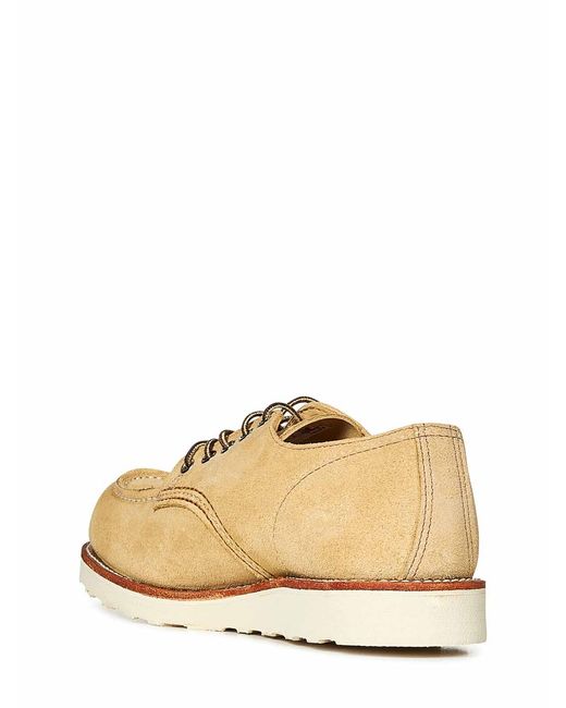 Red Wing Natural 8079 Shop Moc Toe Oxford Lace-Up for men