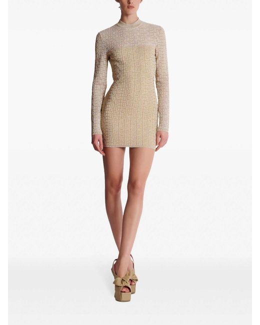 Balmain Natural Short Dress