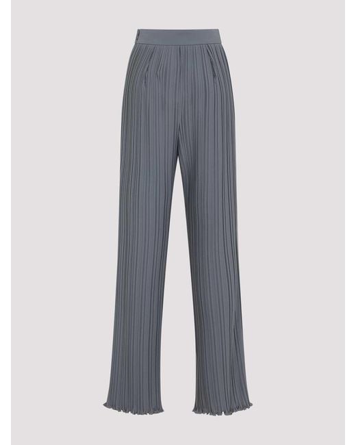 Lanvin Blue Pleated Trousers