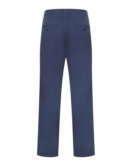 C P Company Blue Flat Nylon Pants for men