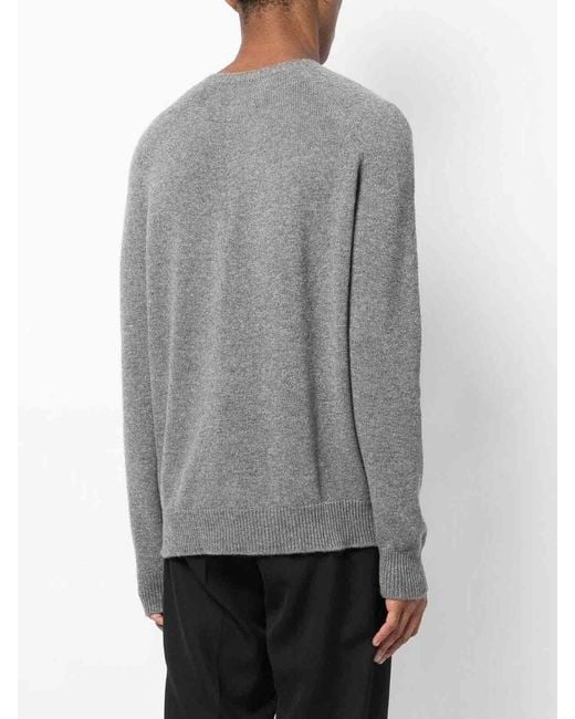 Jil Sander Gray Seamless Pullover for men