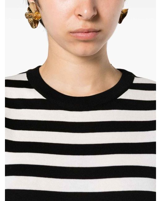 Moschino Black Striped T-shirt