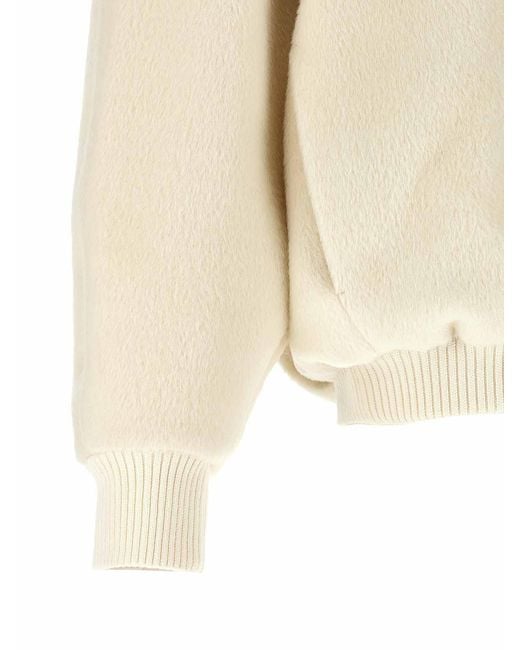 Jacquemus Natural Le Blouson Pilu Bomber Jacket