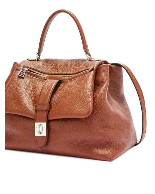 Ermanno Scervino Brown Leather Bag