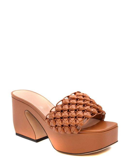 SI ROSSI Brown Sandals