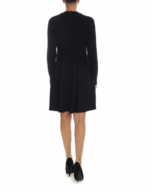 KENZO Black Mixed Dress