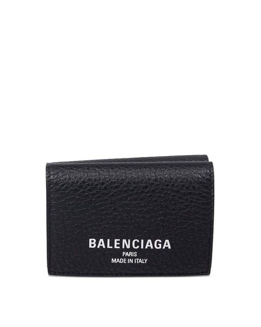 Balenciaga Black Credit Mini Wallet for men