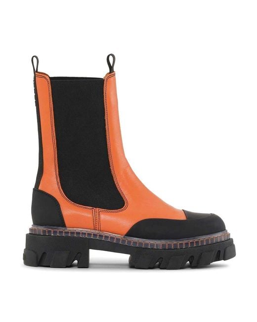 Ganni Black Ankle Boots