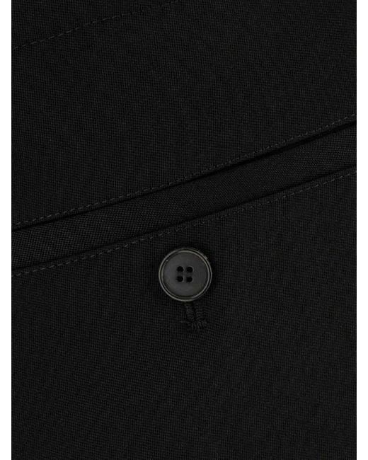 Givenchy Black Double Pleat Pants