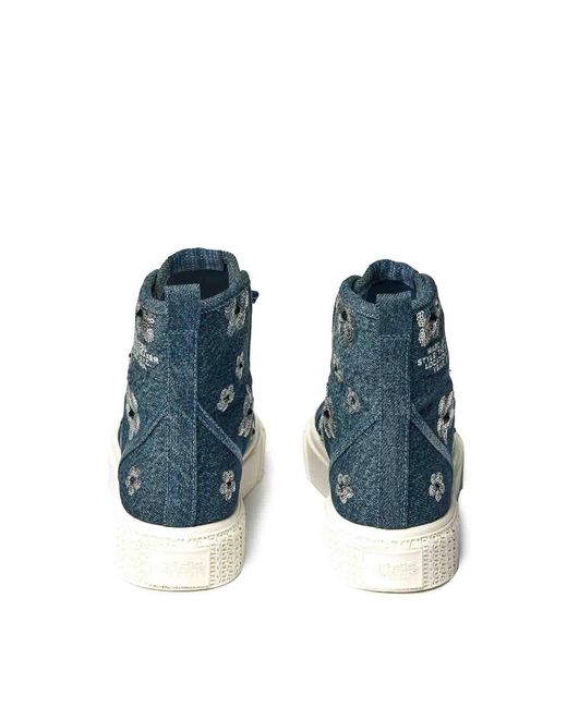 Marc Jacobs Blue The High Top Sneakers
