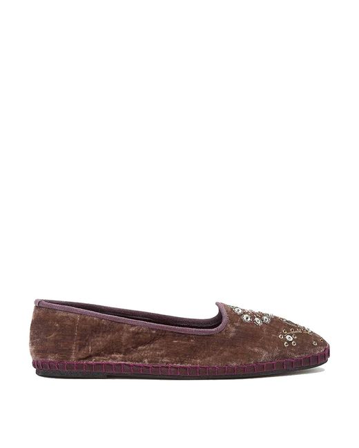 Maliparmi Brown Bab Flats