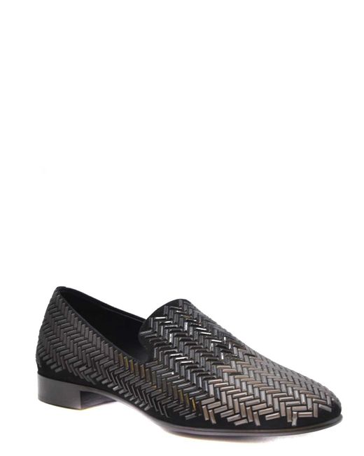 Giuseppe Zanotti Gray Moccasins for men