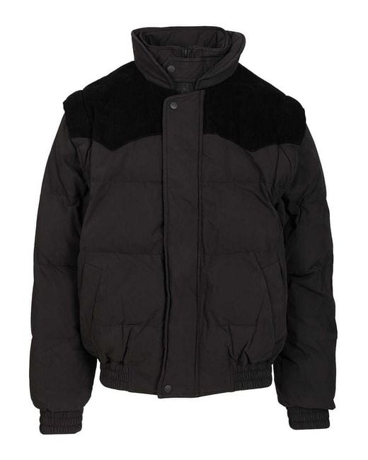 Isabel Marant Black Dawson Short Puffer Jacket for men