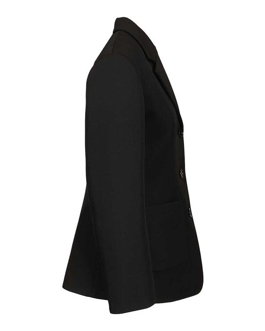 Loewe Black Wool Blend Single Breasted Blazer Jacket