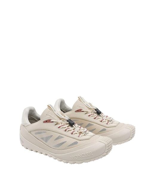 Moncler White Trailgrip Sneakers