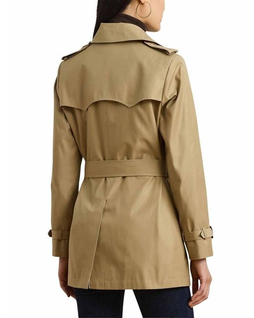 Ralph Lauren Natural Db Blt Tr30 Lined Coat