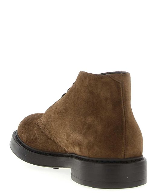 Doucal's Brown Chukka Ankle Boots for men