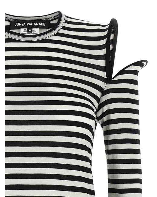 Junya Watanabe Black Cotton T-Shirt